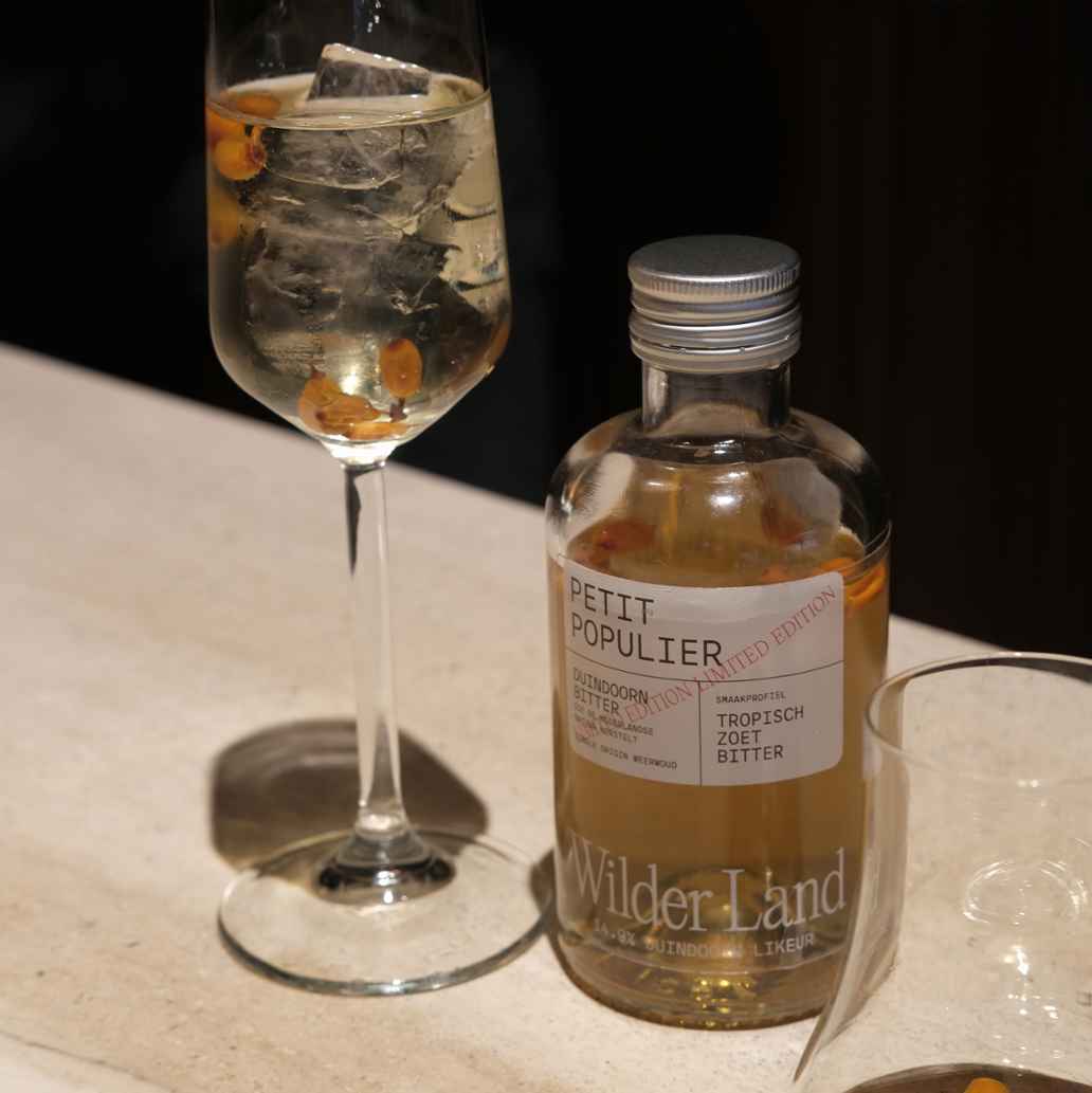 Wilder Land's single origin sea buckthorn liqueur.